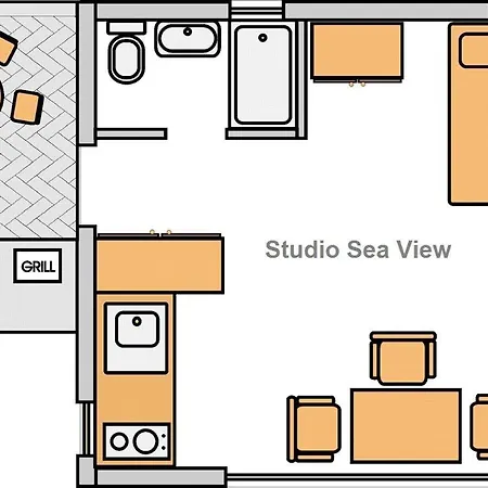 Apartman Sea View Borik *